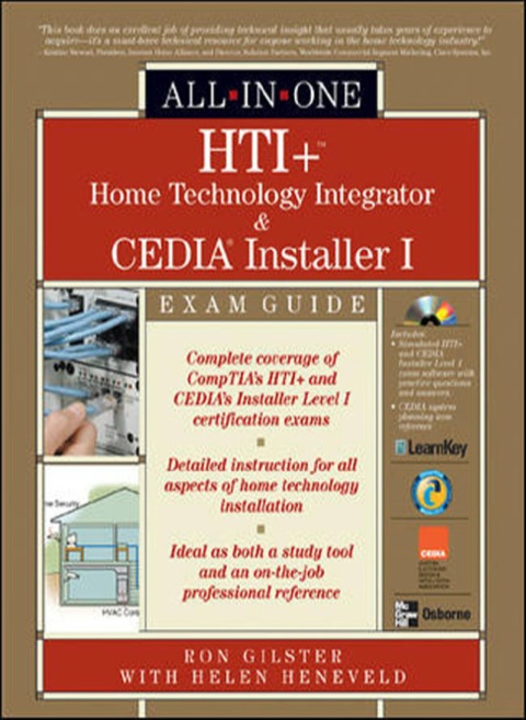 Cover image for book HTI+™ Home Technology Integration and CEDIA® Installer I All-in-One Exam Guide