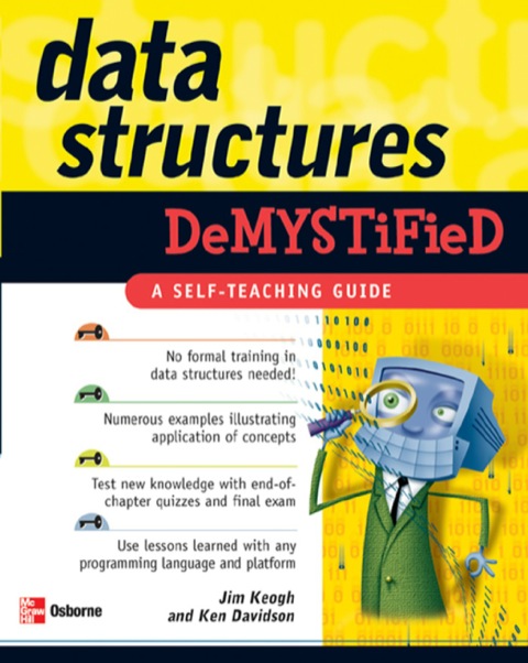 Cover image for book Data Structures Demystified