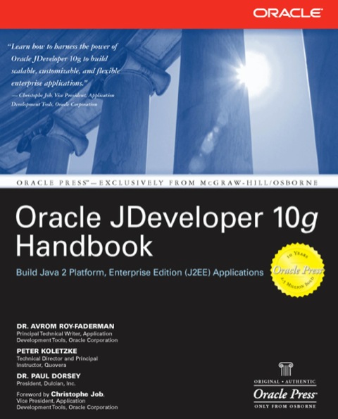 Cover image for book Oracle JDeveloper 10g Handbook