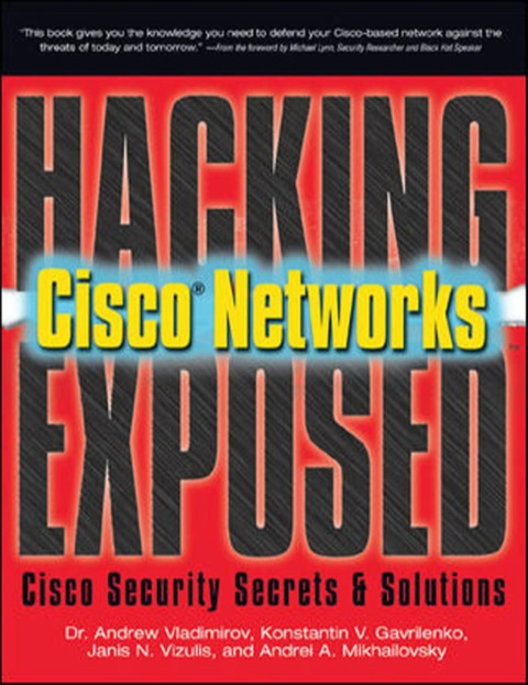 Cover image for book Hacking Exposed Cisco Networks