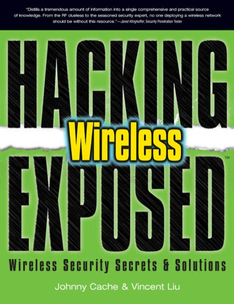 Cover image for book Hacking Exposed Wireless