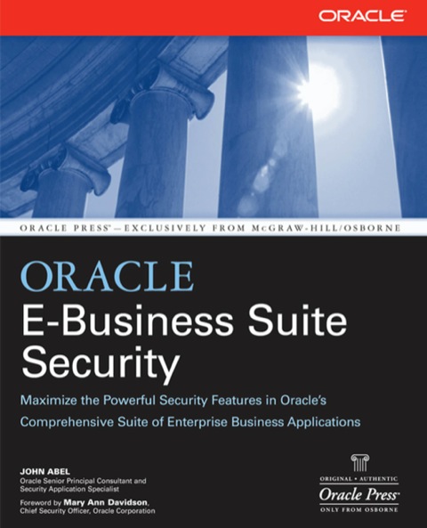 Cover image for book Oracle E-Business Suite Security