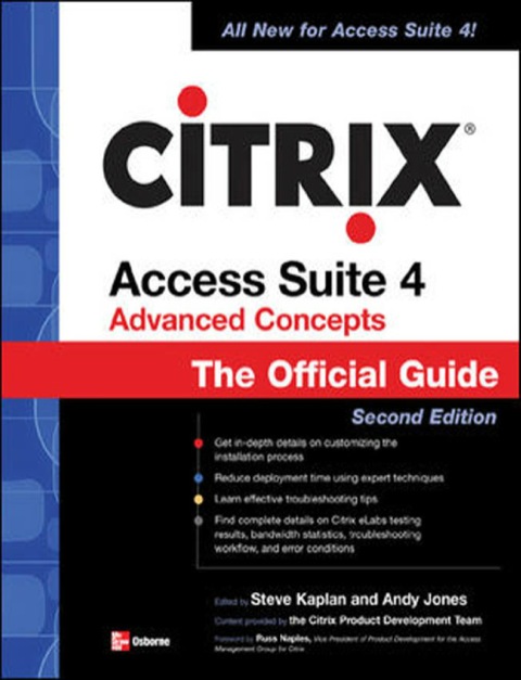 Cover image for book CITRIX ACCESS SUITE 4 ADVANCED CONCEPTS