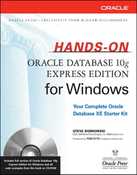 Cover image for book Hands-On Oracle Database 10g Express Edition for Windows