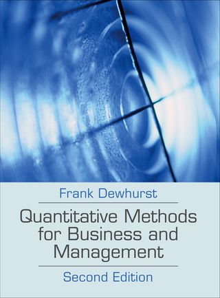 Quantitative Methods for Business and Management