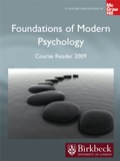 Foundations of Modern Psychology: Custom eBook for Birkbeck College, London - Michael Passer