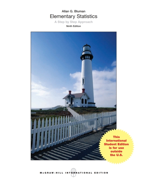 Elementary Statistics: A step by step approach 9e 