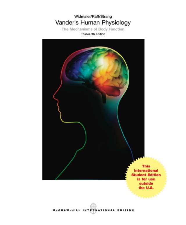 Vanders Human Physiology the Mechanisms of Body Function