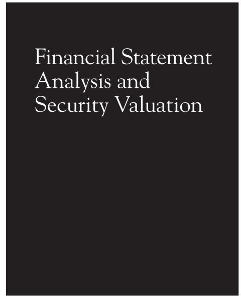 Cover image for book Financial Statement Analysis and Security Valuation
