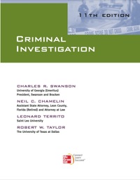 Criminal Investigation 11th edition | 9780078111525, 9780078111525 ...