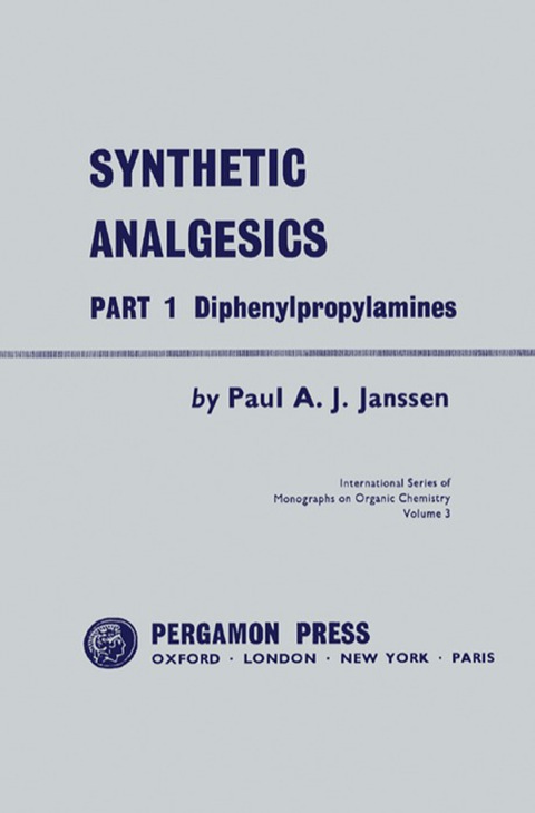 Cover image for book Synthetic Analgesics: Diphenylpropylamines