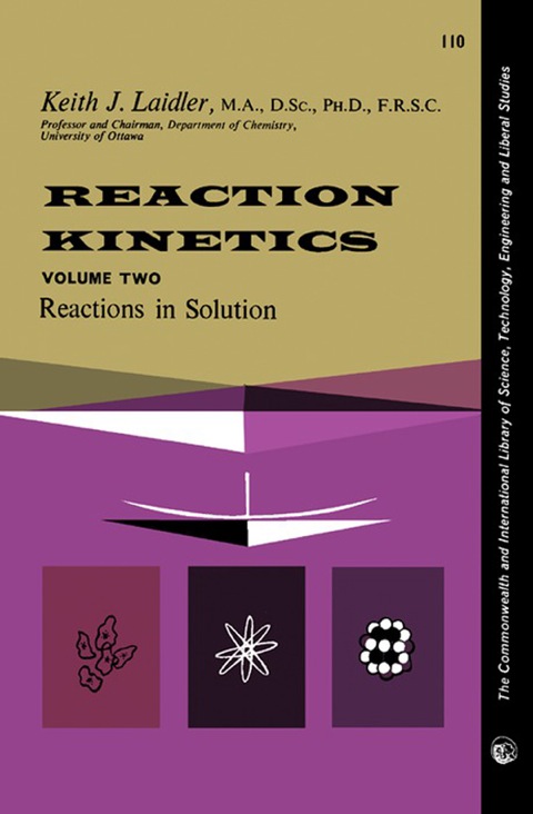 Cover image for book Reaction Kinetics: Reactions in Solution