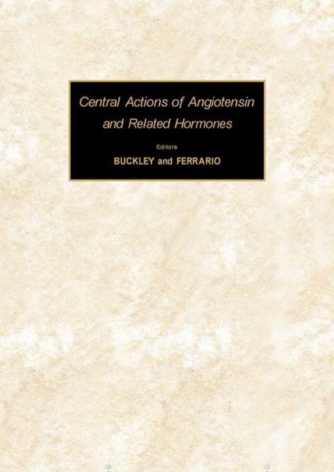 Cover image for book Central Actions of Angiotensin and Related Hormones