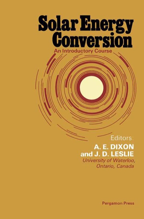 Cover image for book Solar Energy Conversion: An Introductory Course