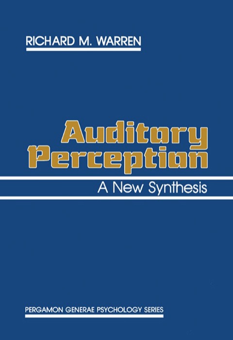 Cover image for book Auditory Perception: A New Synthesis