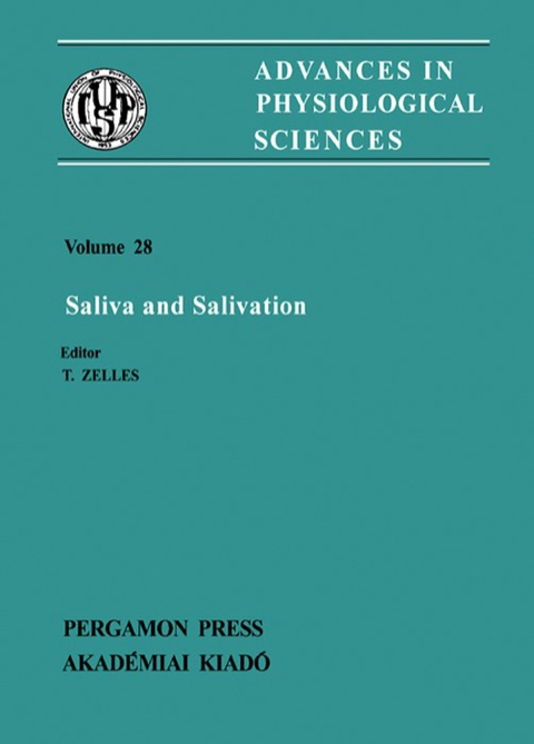 Cover image for book Saliva and Salivation: Satellite Symposium of the 28th International Congress of Physiological Sciences, Székesfehérvár, Hungary, 1980