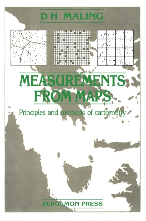 Cover image for book Measurements from Maps: Principles and Methods of Cartometry