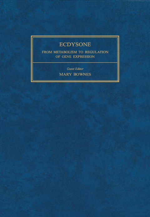 Cover image for book Ecdysone: From Metabolism to Regulation of Gene Expression