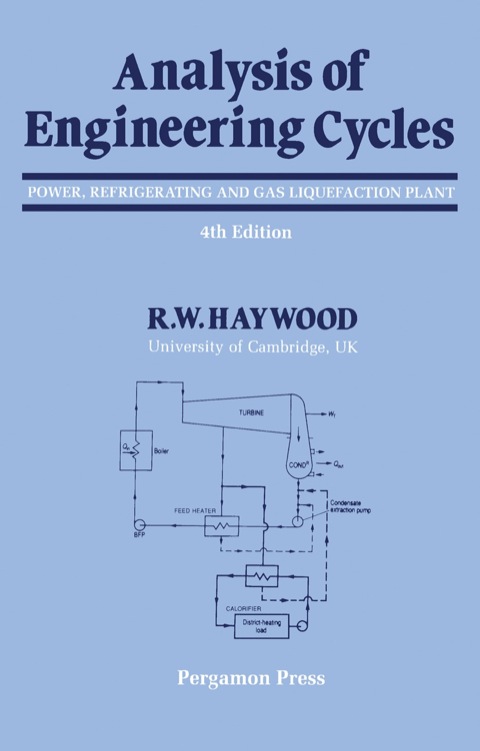 Cover image for book Analysis of Engineering Cycles