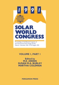 Titelbild: 1991 Solar World Congress 9780080416960