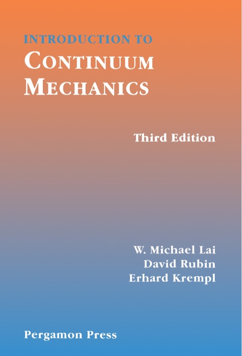 Cover image for book Introduction to Continuum Mechanics