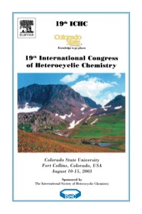 Cover image: 19th International Congress on Heterocyclic Chemistry: Book of Abstracts 9780080443041