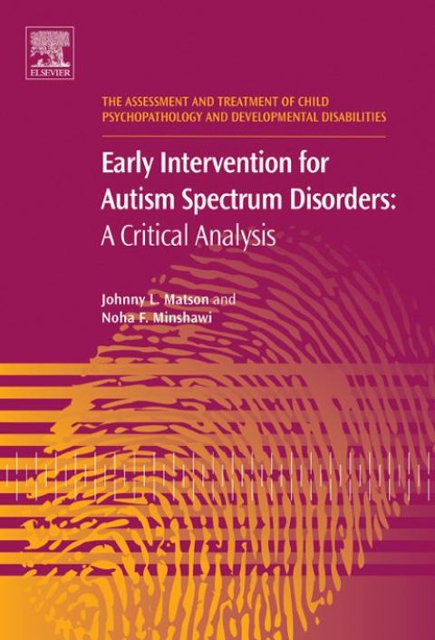 Cover image for book Early Intervention for Autism Spectrum Disorders: A Critical Analysis