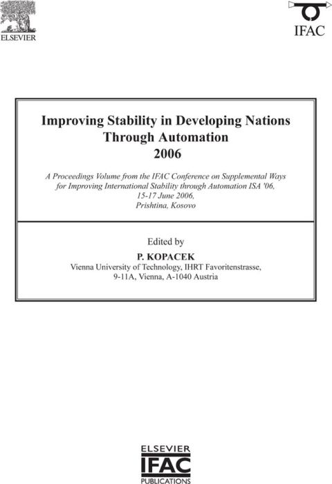 Cover image for book Improving Stability in Developing Nations through Automation 2006
