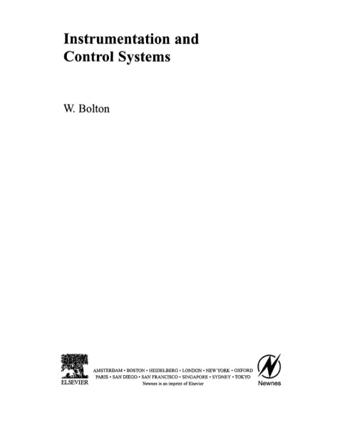 Cover image for book Instrumentation and Control Systems