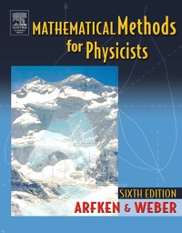 Cover image: Mathematical Methods For Physicists International Student Edition 6th edition 9780120598762