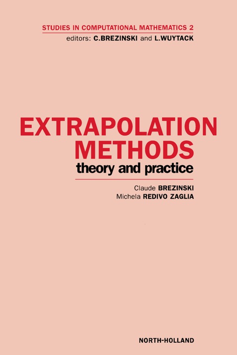 Cover image for book Extrapolation Methods