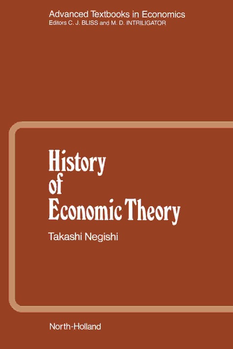 Cover image for book History of Economic Theory