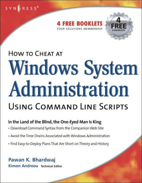Cover image for book How to Cheat at Windows System Administration Using Command Line Scripts