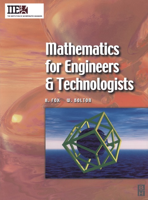 Cover image for book Mathematics for Engineers and Technologists