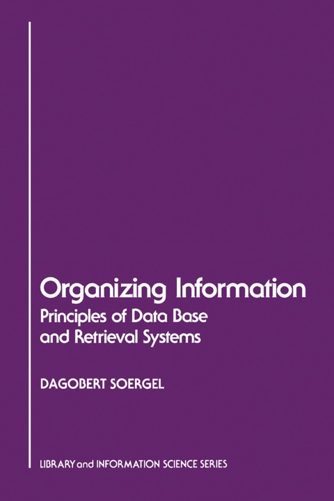 Cover image for book Organizing Information