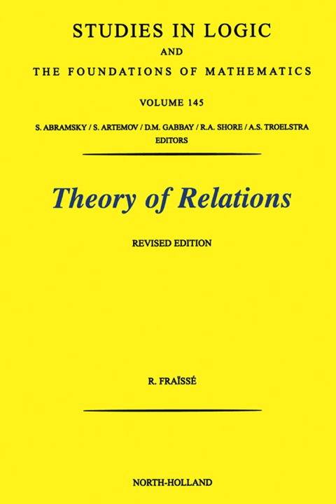 Cover image for book Theory of Relations