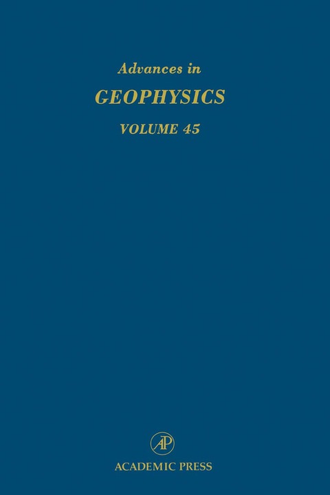 Cover image for book Advances in Geophysics