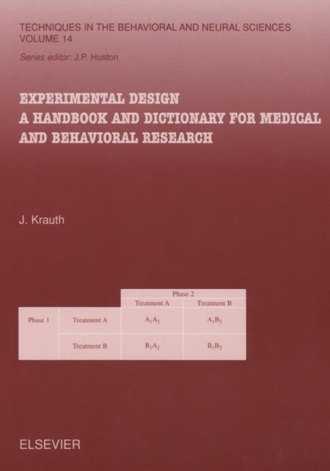 Cover image for book Experimental Design