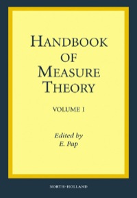 Titelbild: Handbook of Measure Theory 9780444502636