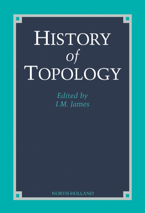 Cover image for book History of Topology
