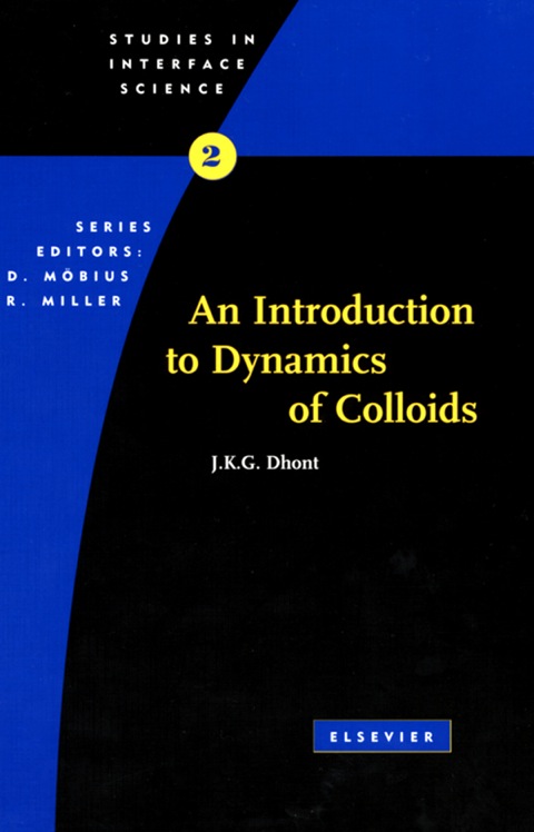 Cover image for book An Introduction to Dynamics of Colloids