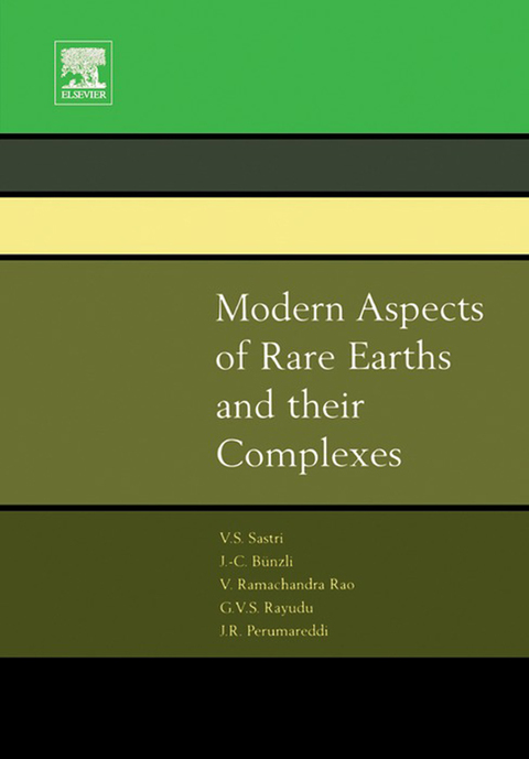 Cover image for book Modern Aspects of Rare Earths and their Complexes