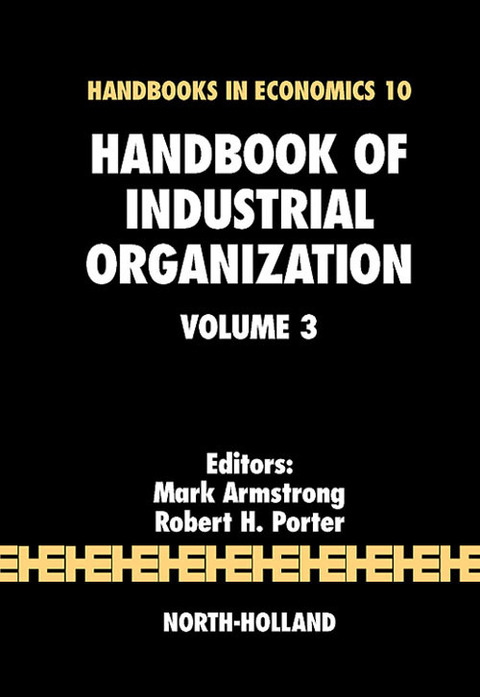 Cover image for book Handbook of Industrial Organization
