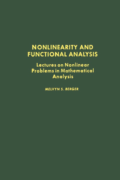Cover image for book Nonlinearity and Functional Analysis