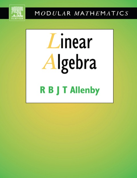 Cover image for book Linear Algebra