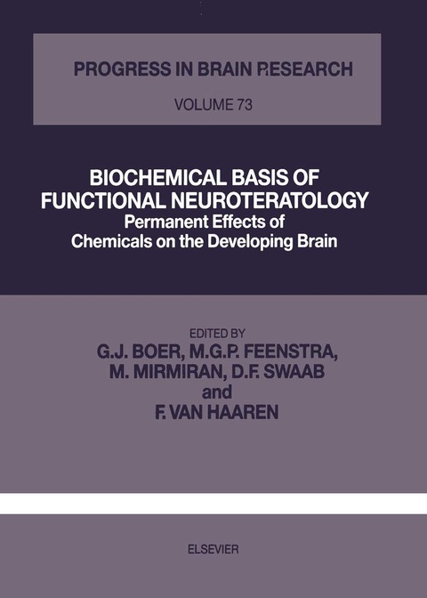 Cover image for book Biochemical Basis of Functional Neuroteratology