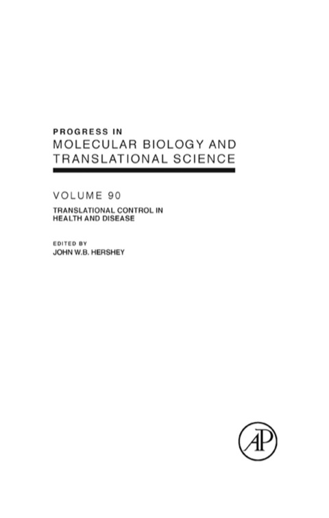 Cover image for book Translational Control in Health and Disease