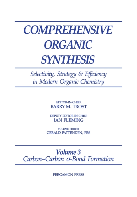 Cover image for book Carbon-Carbon ?-Bond Formation