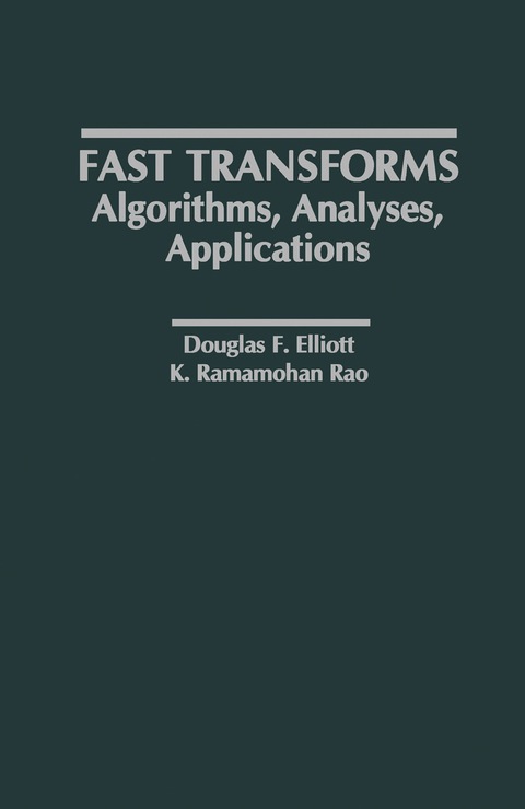 Cover image for book Fast Transforms Algorithms, Analyses, Applications