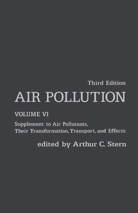 Cover image for book Air Pollution